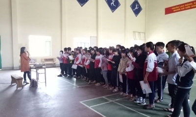 Khoa Văn - Xã hội tư vấn tuyển sinh tại Điện Biên